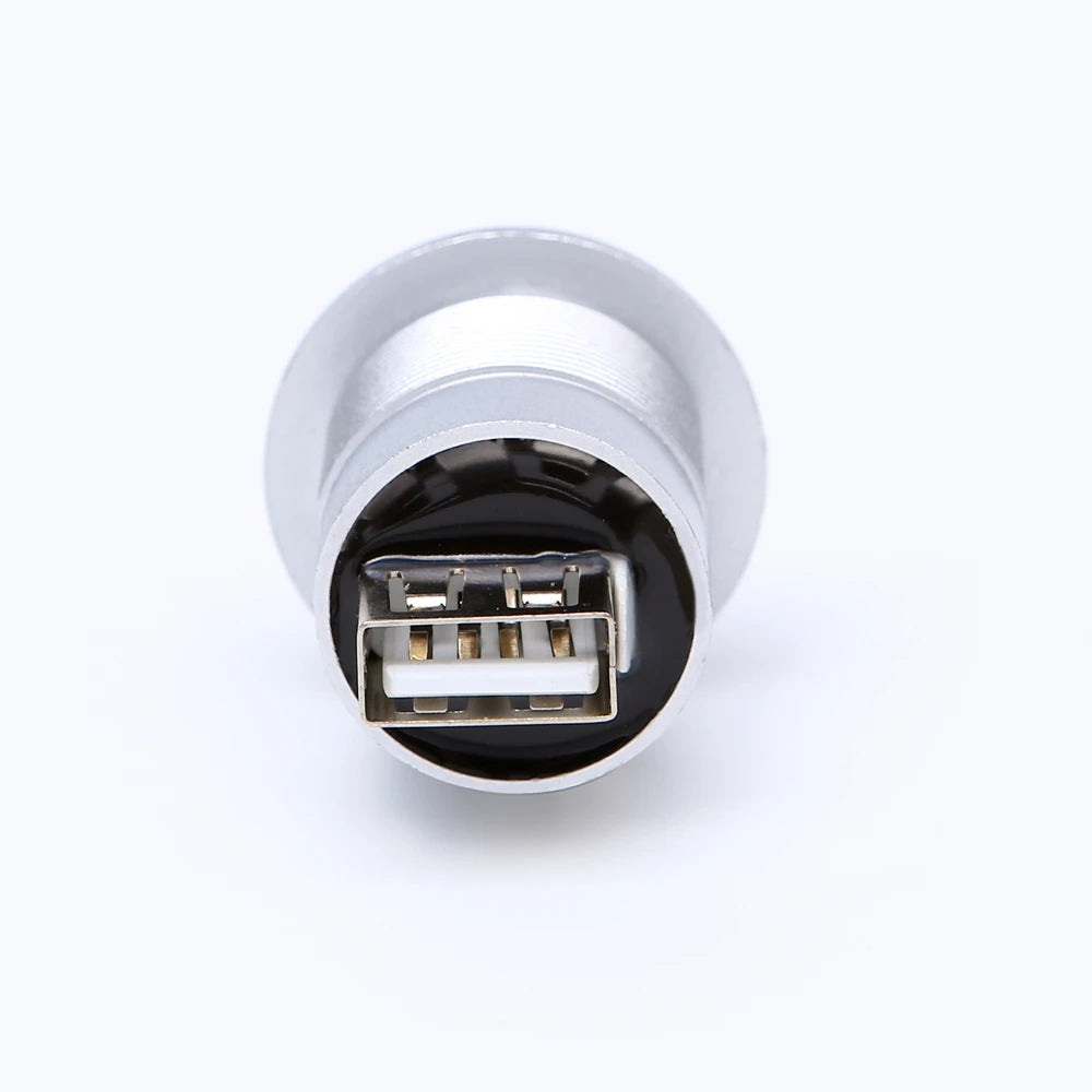ELEWIND 22mm USB Connector Socket Economy Cheaper Plastic Type USB2.0 Socket Female B to Female A