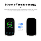 3 in 1 Air Quality Meter CO2 Temp Humidity Tester LCD Screen NDIR Sensor Carbon Dioxide Monoxide Detector with Voice Alarm