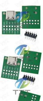 GREATZT USB TYPE-C to DIP PCB Connector Pinboard Test Board Solder Female Dip Pin Header Adapter