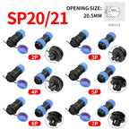 5/10/100Pcs SP16/17/20/21 Screw Wiring Connector Solderless Industrial Plug Aviation Plug Male And Female Docking Quick Wiring