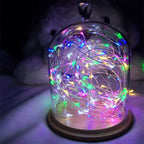 1M 2M 3M 5M Copper Wire LED String lights Holiday lighting Fairy Garland For Christmas Tree Wedding Party Decoration