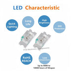 100PCS SMD LED Light Diode 0402 0603 0805 1206 Red Blue Yellow Orange White Warm Pink White Green Purple Emitting Diode 0201