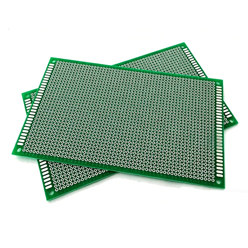 2x8cm 3x7cm 4x6cm 5x7cm 6x8cm 7x9 8x12 9x15cm 10*15CM Green PCB Dual Panel Board DIY Universal Prototype Board Protoboard Kit