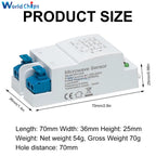 AC220-240V 5.8GHz Microwave Radar Sensor Switch Multi-Adjustment Body Motion Detector High Sensitivity LED Light Sensor Switch