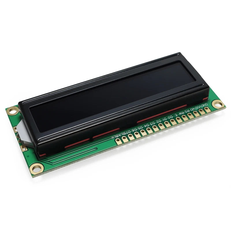16x2 Character LCD Module Display Screen 162 LCM RED Green White Yellow VA Black Background 5V 3.3V for DIY Projects