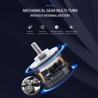 27mm Absolute Rotary Encoder RS485 RS232 CAN CANopen Modbus RTU Communication 6mm Solid Shaft IP54