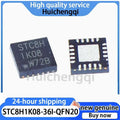 10PCS Genuine STC8H1K08-36I-QFN20 Enhanced 1T 8051 Microcontroller MCU