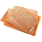 2.54mm Pitch Bakelite Universal Perfboard Stripboard Multipurpose Prototype Circuit Board Easy Soldering Single Sided DIY