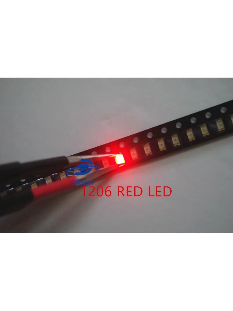 100pcs LED SMD 3528 5050 1210 0402 0603 1206 0805 White Red Blue Warm white Green Yellow Orange  light emitting diode