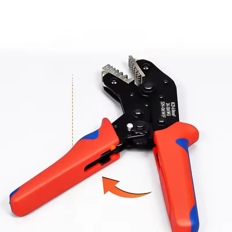 SN-58B 0.25-1.5MM² AWG24-16 Non-insulated Crimper for Dupont Jumper Wire EPS PCIE SATA PINS MOLEX JST Terminals Crimping Plier