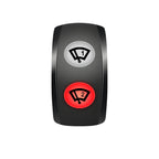 WINDSHIELD WIPER Rocker Switch DPDT 3 Position 2 In 1 Window Washer Switch 12V 20A Waterproof for CARS BOAT BUS RV SUV ATV UTV