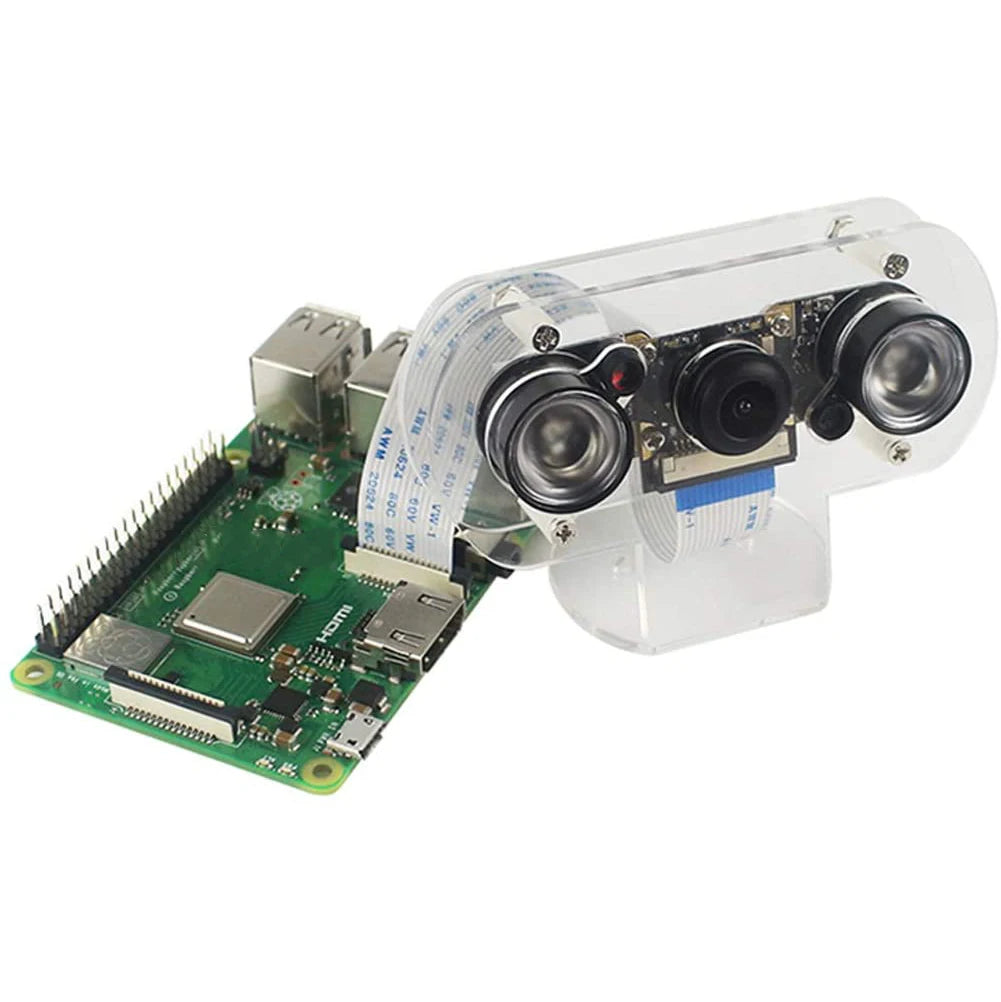 A92Z 5MP Camera Module For Raspberry Pi 4B/3B+/3B/2B Infrared Night Vision 1080P Camera With Holder Case