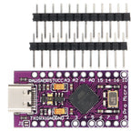 SAMIROB Pro Micro ATmega32U4 5V 16MHz Original Chip Replace ATmega328 For Arduino Pro Mini With 2 Row Pin Header