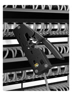 AMPCOM RJ45 Crimper CAT7 Crimping Tool for Pass Through RJ11 RJ45 Connector CAT6 CAT5E Modular Plugs With Wire Stripper Cutter