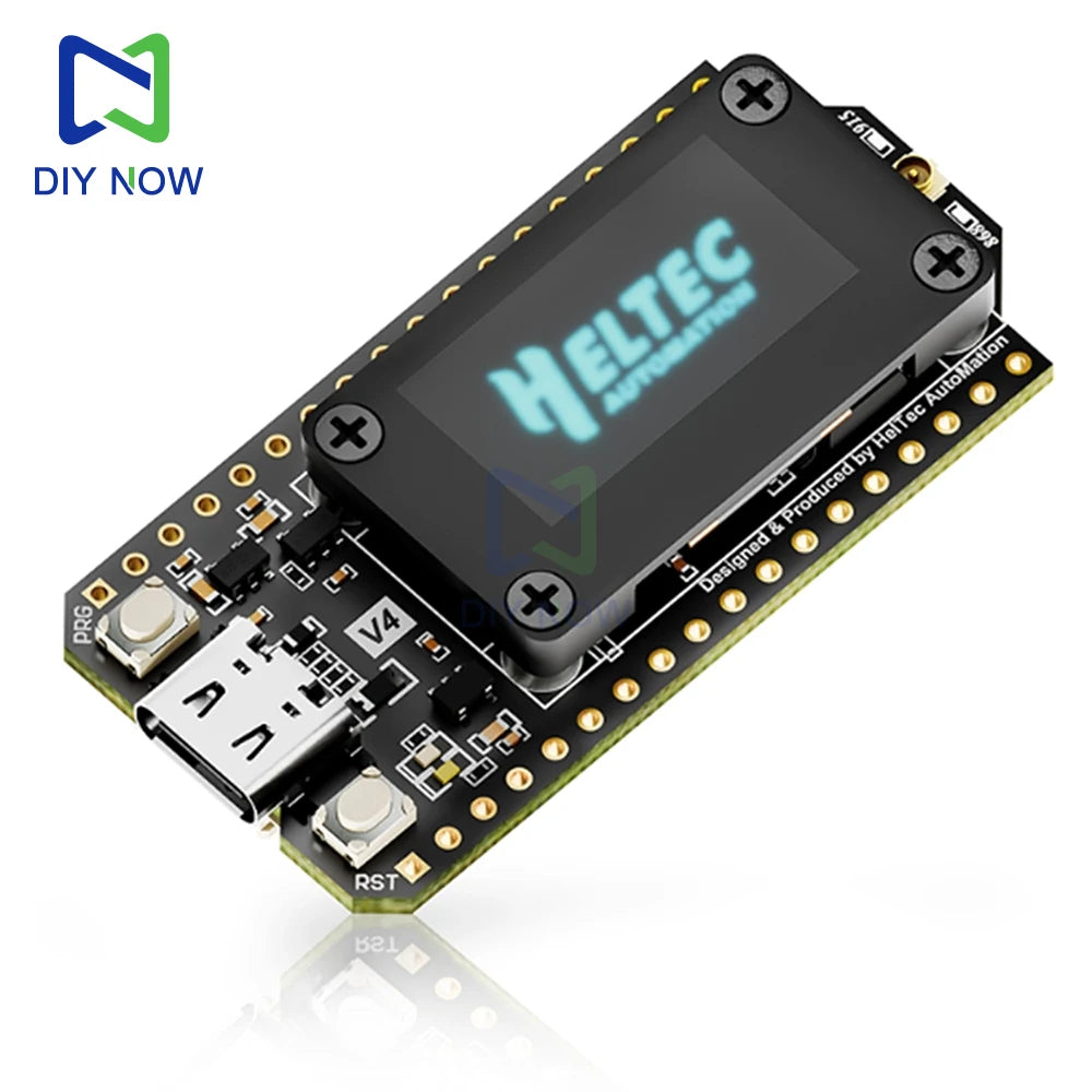 Heltec LoRa 32 V4 Meshtastic GPS ESP32 SX1262 Solar Powered Dev-Board Mesh Network Supports Wi-Fi B/G/N BLE LoRa Communication
