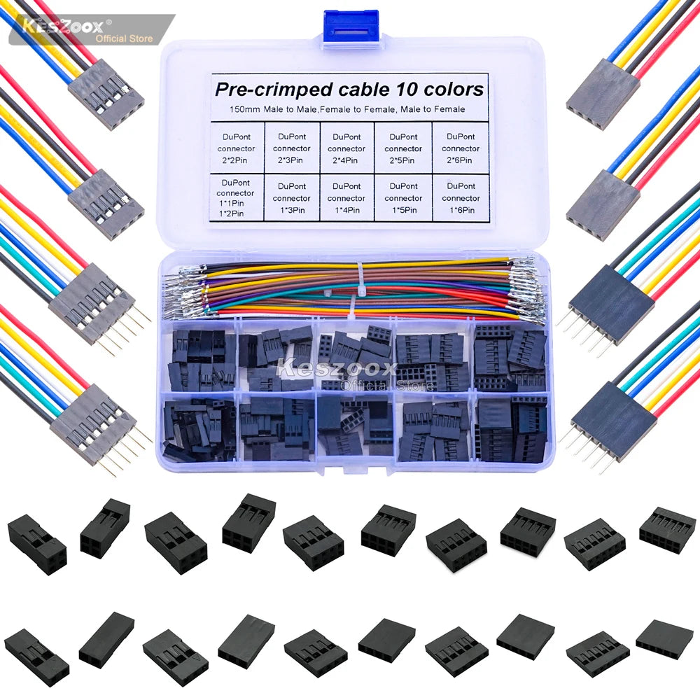 Molex 1.25/2.5/3.0/3.96/4.2mm Connectors  Male Female Connectors Housing with Pre-crimped Cable Molex Connector Kit