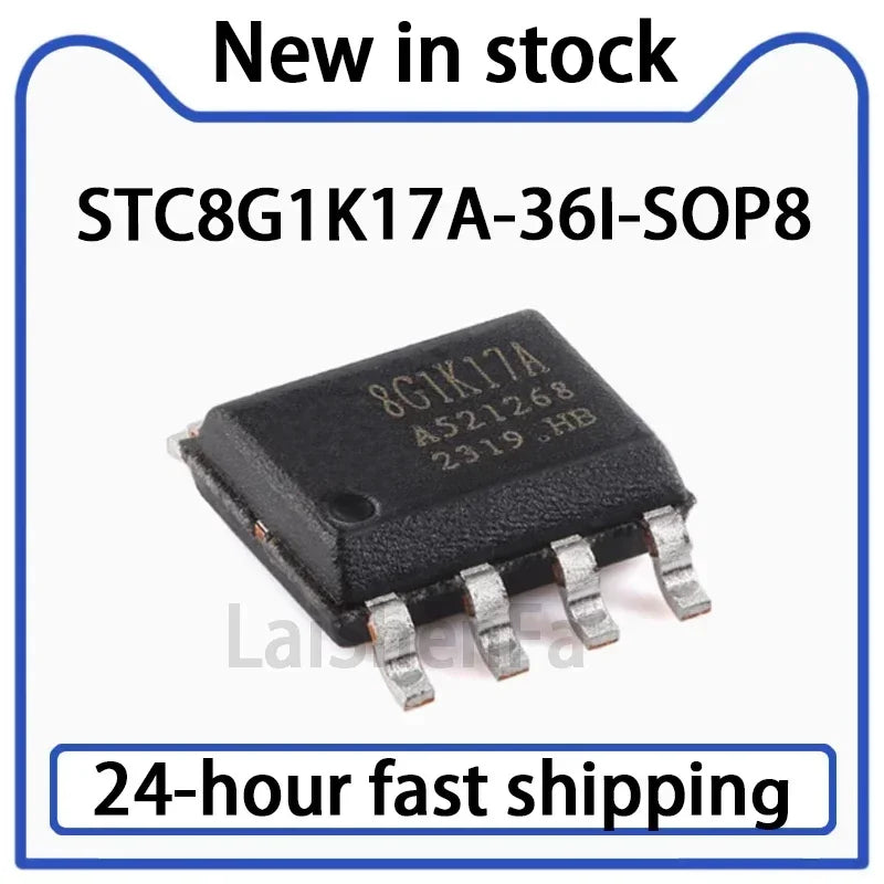10PCS STC8G1K17A-36I-SOP8 1T 8051 Microprocessor Microcontroller Chip in Stock