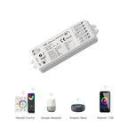COB RGBCCT LED Strip 6Pin 840leds/m DC24V Light WT5 Wifi  WZ5 Zigbee 5 in 1 LED Controller 2.4G RF Remote Work With Alexa Google