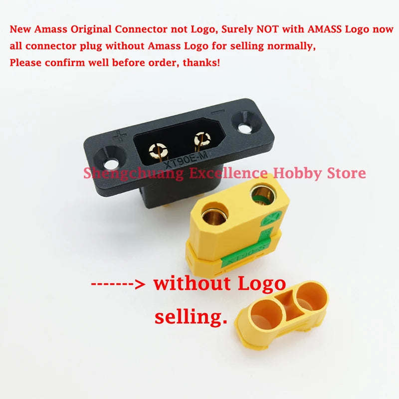 RC Model Amass XT90E-M Gold-plated Connector XT90 Male Plug XT90S Female Battery Connection for ESC Motor Aircraft Drone