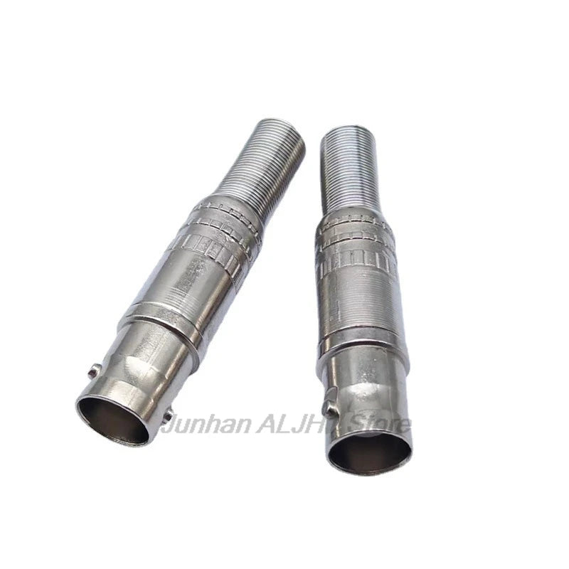 BNC Female Spring Tail Cable Soldering Adapter Q9 BNCK 75-5 BNC Injector for CCTV Video Monitor Connectors Welding Plug F1