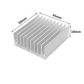 Extruded Aluminum Heatsink Radiator Heat Sink Cooler for Electronic LED Chip Cooling Heat Dissipation