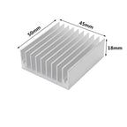 Extruded Aluminum Heatsink Radiator Heat Sink Cooler for Electronic LED Chip Cooling Heat Dissipation