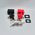 2pcs All Copper Lithium Battery Terminal Battery Connector Energy Storage Terminal High Current Copper Terminals