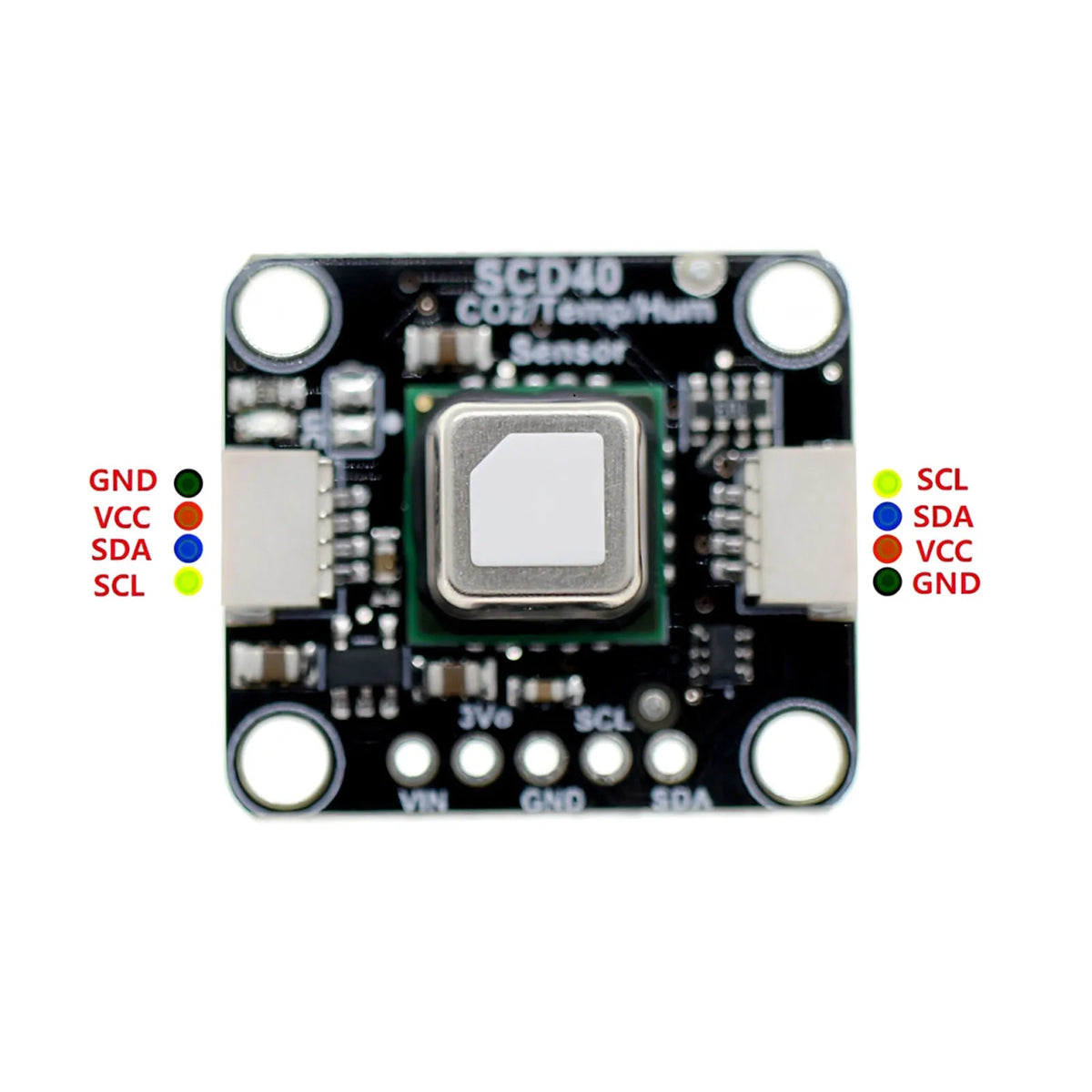 SCD40/SCD41 Gas Sensor Module Detects CO2 Carbon Dioxide Temperature and Humidity Sensor I2C Communi