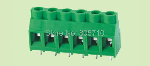10pcs 2P 3P 300V/30A 22-10AWG 6.35/7.62/9.5mm 7620-7.62 635-6.35 950-9.5mm Pitch Spliceable CE UL PCB Screw Wire Terminal Block