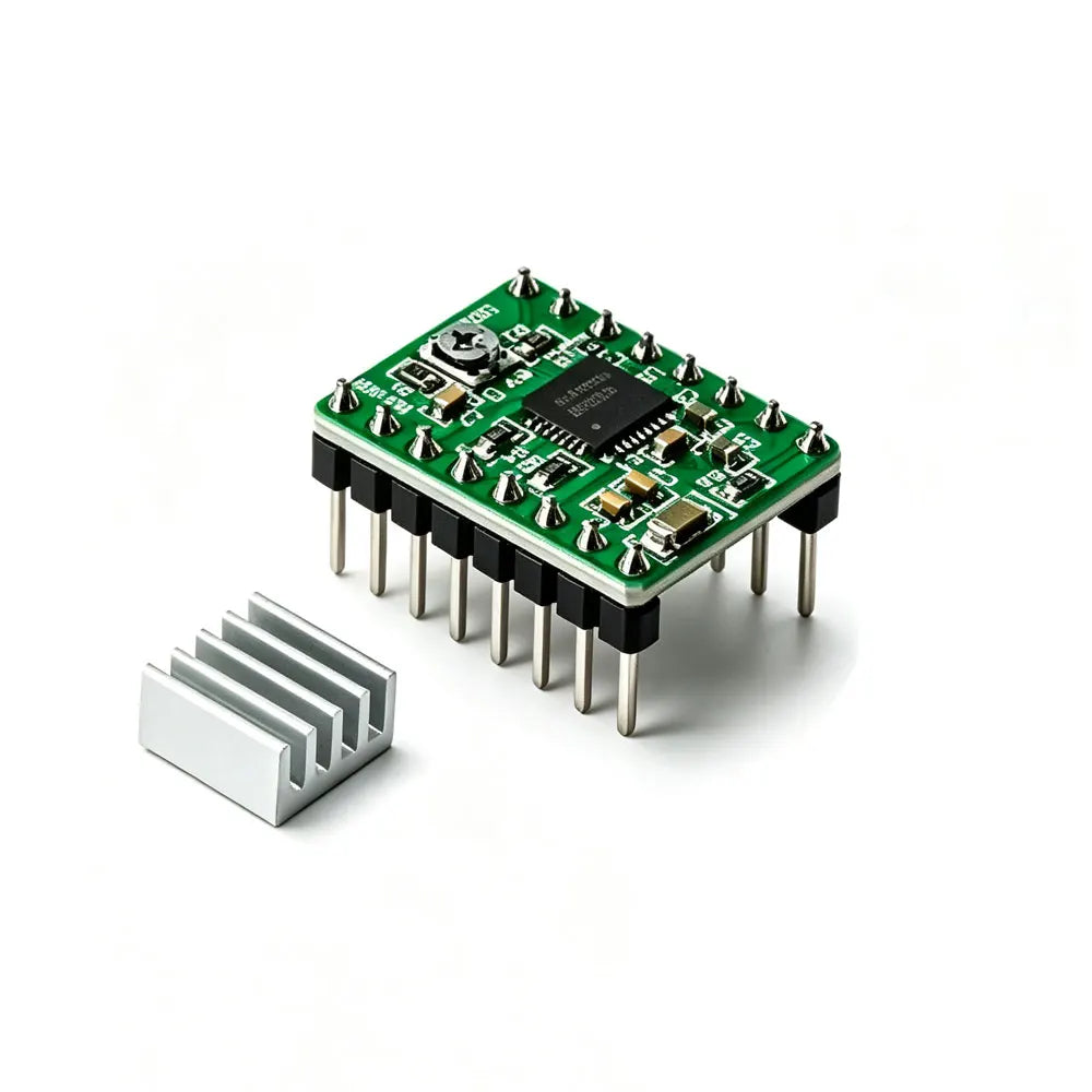 1-5pcs A4988 Driver Board 3D Printer Accessories Ramps 1.4 A4988 Stepper Motor Driver with Heat Sink for 3D Printer Parts