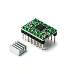 1-5pcs A4988 Driver Board 3D Printer Accessories Ramps 1.4 A4988 Stepper Motor Driver with Heat Sink for 3D Printer Parts