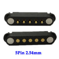 1sets 2A 2Pin DC Magnetic Pogo Pin Connector 2 Pin Pogopin Male Female Spring Loaded DC Power Socket Pitch 2.80mm