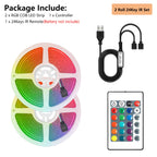 5V RGB COB LED Strip 576LEDs/m Bluetooh App IR Remote Control USB RGB LED Strip Flexible Tape for TV Backlight Room Decoration