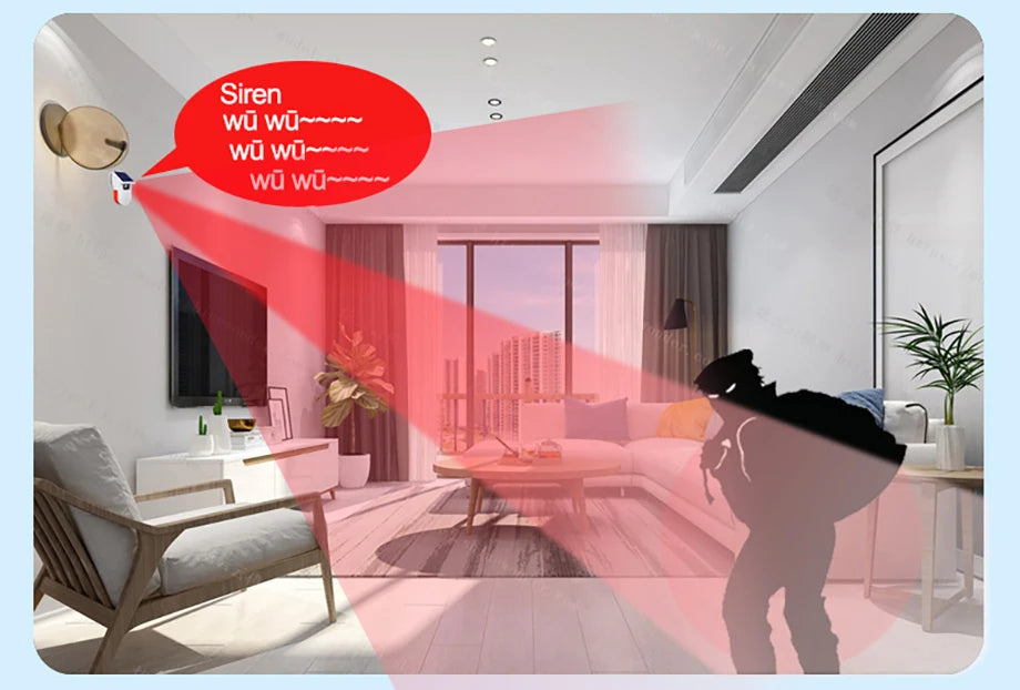 Microwave Solar PIR Sensor Welcome Ring Doorbell Infrared Motion Alarm Detector for Door Bell, Anti Theft Intruder Home Security