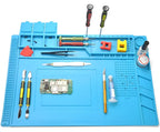 ESD Heat Insulation Soldering Mat Computer Phone Repair Tool Kit Working Silicone Repair Pad Heatresistant Maintenance Tool Kit