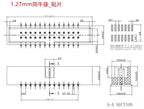 5-50Pcs Dip 6/10/20-40Pin 1.27mm 2.0mm 2.54mm Pitch Male Socket Straight Idc Box Headers Pcb Connector Double Row Dc3 Header