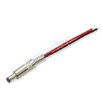 DC099 5.5 x 2.1mm  5.5 x 2.5mm DC Power Socket Threaded Female Connector Adapter With 20AWG Cable Wires DC-099 10CM 20CM