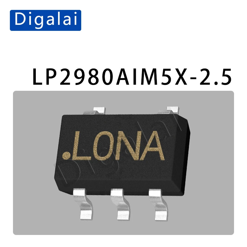 100%New origina 5PCS LP2981AIM5X-5.0 LP2980 LP2985 LP2992 3.3 3.0 2.5 SOT23 LDO linear regulator chip