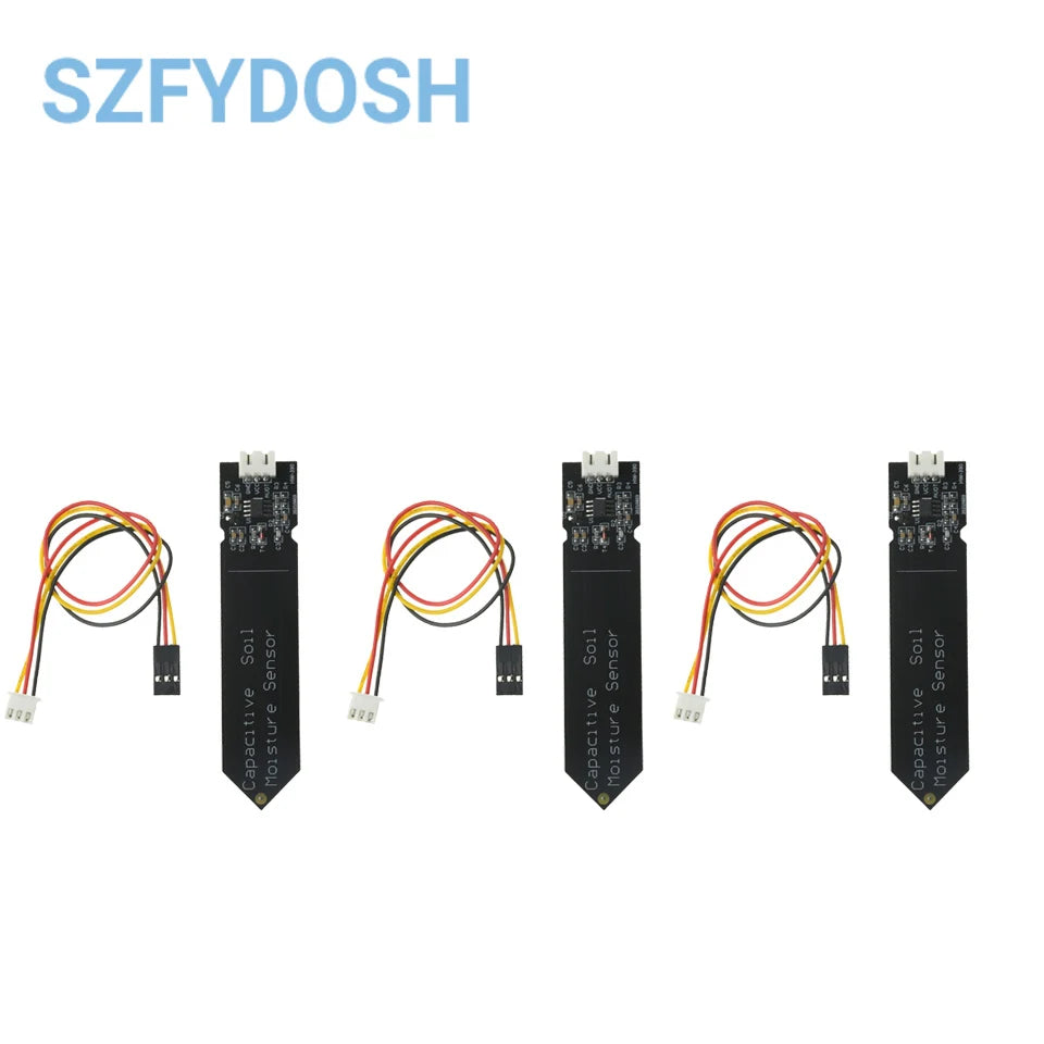 1-10PCS Capacitive Soil Moisture Sensor Module Wide Voltage 3.3V Corrosion Resistant W/ Gravity for Arduino Soil Moisture Sensor