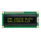 16x2 Character LCD Module Display Screen 162 LCM RED Green White Yellow VA Black Background 5V 3.3V for DIY Projects