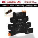 FCGK DC Control AC Slim Interface Solid State Relay Module DIN SSR Slim Relay DC Control DC 41F-1Z-C2/C4 SSR Relay DIN Rail