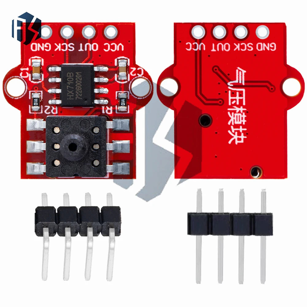 DC 3.3V/5V 0-40KPa Pressure Sensor Module with 2.5mm Soft Tube - Digital Liquid Water Level Controller Board for Arduino