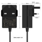 Raspberry Pi 5 Power Adapter, PD 27W USB Type-C 5V 5A Power Supply
