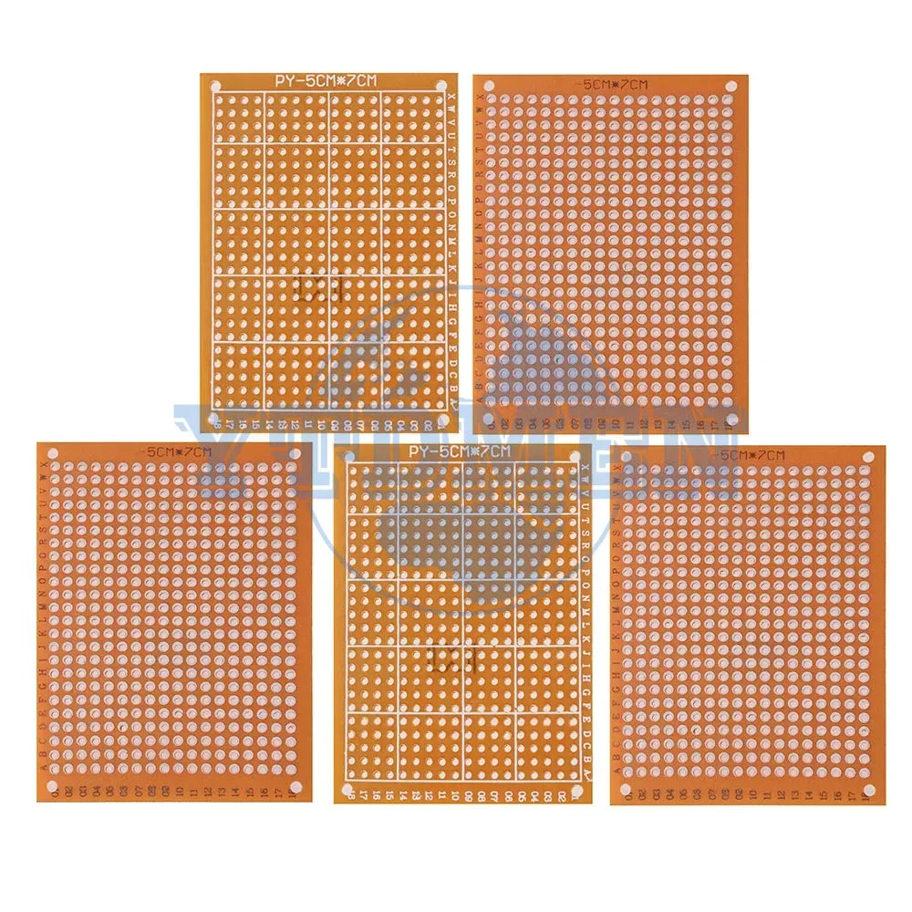 5/10pcs PCB Single Sided PCB Prototype Board 5x7/7x9/9x15/10x15cm DIY Universal Circuit Boards Kit for Arduino Soldering Project