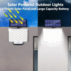 Solar Lights Outdoor 234LED 3 Modes Motion Sensor Flood Lights with Remote IP65 Waterproof Security Solar Lights for Outside