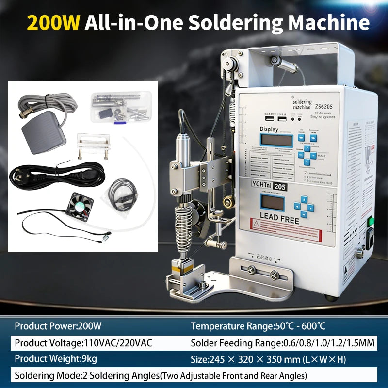 Semi-automatic Soldering Machine Foot Pedal Stable 110V/220V Soldering Station Spot Welder for USB/Aviation Plugs & Motor Wiring