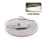 Dimmable COB LED Neon Strip Light 220V Dimmer Switch Power Kit High Density 288 LEDs Linear Lighting IP68 Waterproof Flex Ribbon