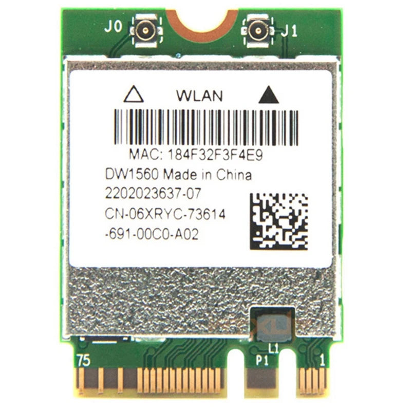 HOT SALE BCM94352Z DW1560 M.2 Wifi Adapter Wireless Card 1200Mbps 802.11Ac 2.4Ghz/5G Bluetooth 4.0 NGFF Card for Mac OS