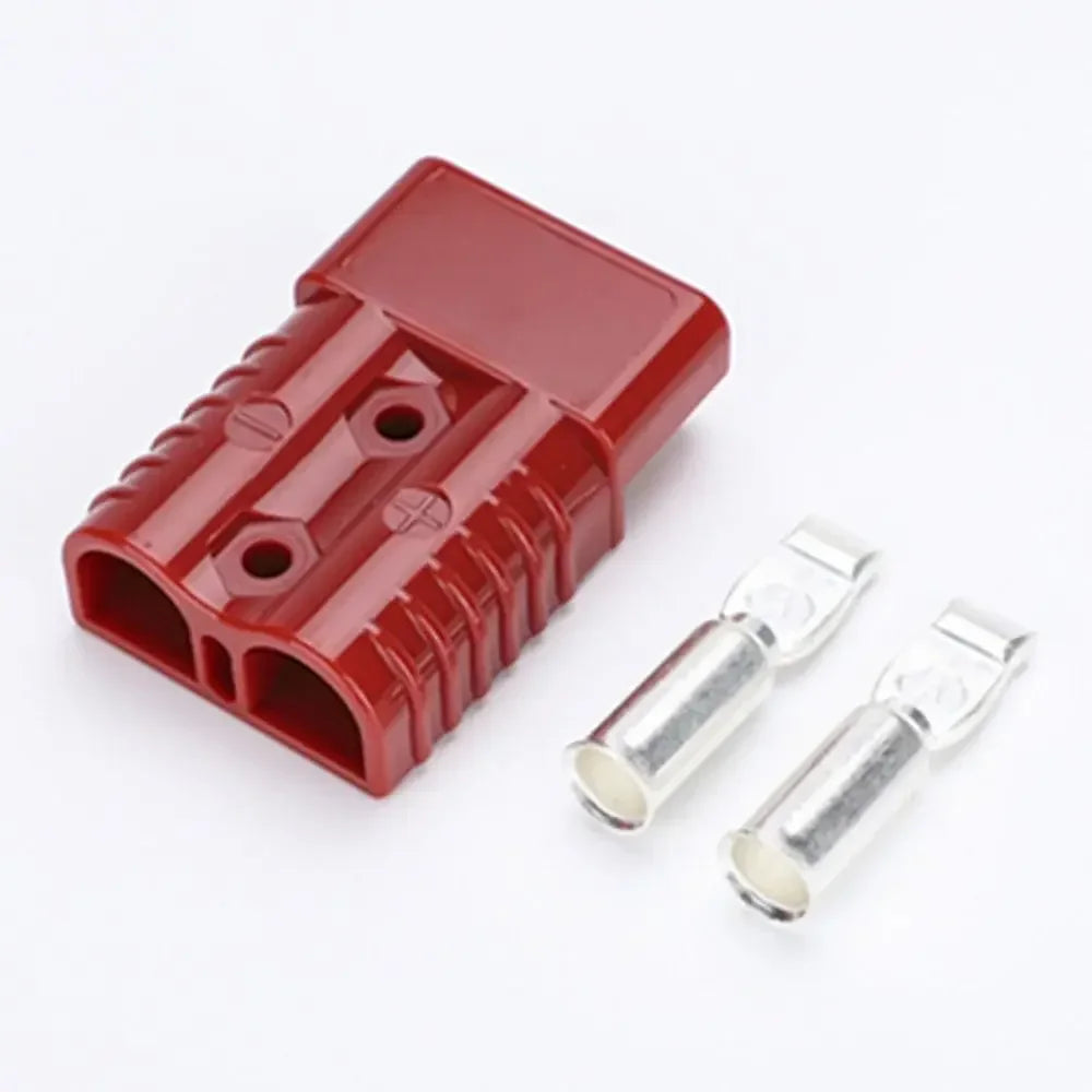 Power Connectors 50 AMP Plug Cable Terminal 600V Grey Red Quick Plug Connector Battery Power Connector