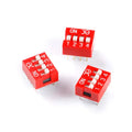 5PCS Slide Type Dip Switch Double Row Toggle Switches Module 2.54mm 1P2P3P4P5P6P7P8P9P10P-12PIN Position For Circuit Breadboards